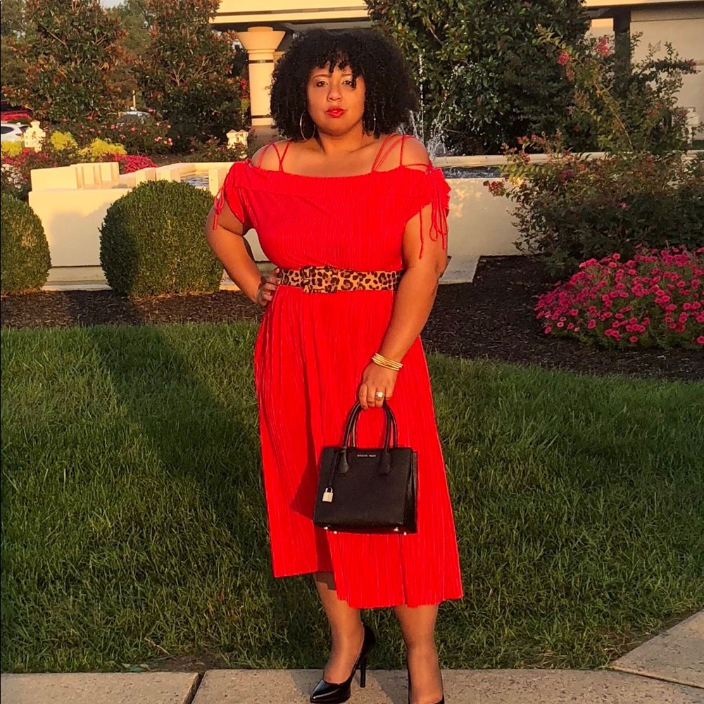 Red dress From Express